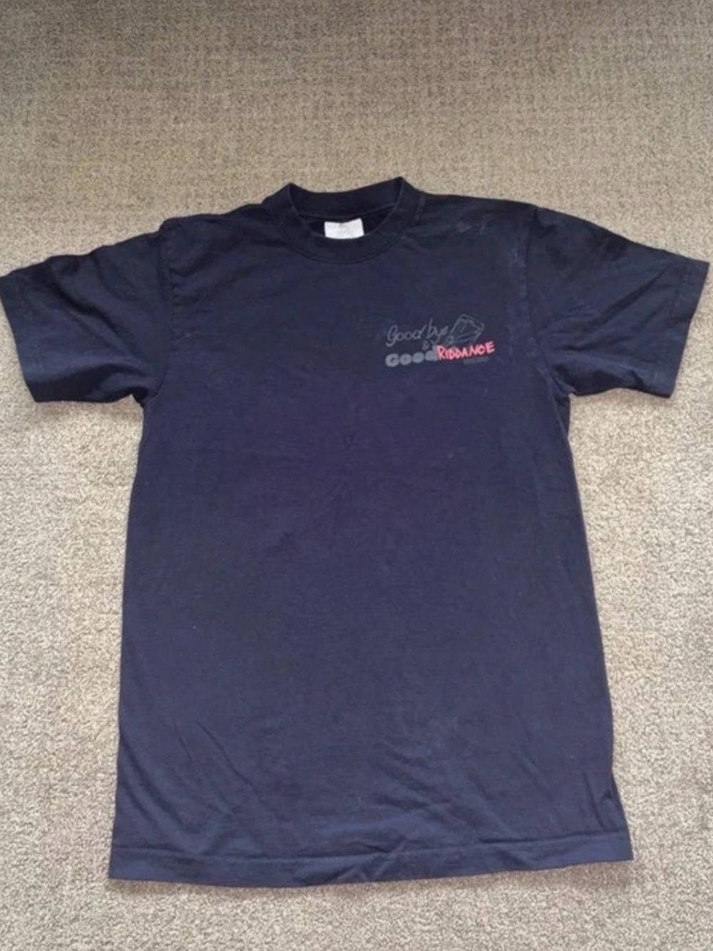 Juice Wrld Navy Short-Sleeve Graphic Tee
